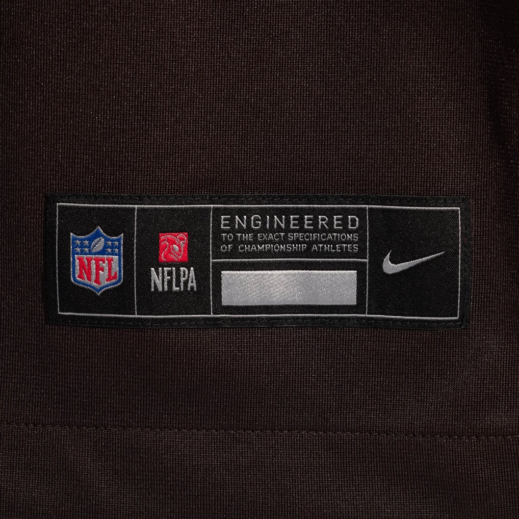 Men's Cleveland Browns Shedeur Sanders Nike Brown Game Jersey - Image 9