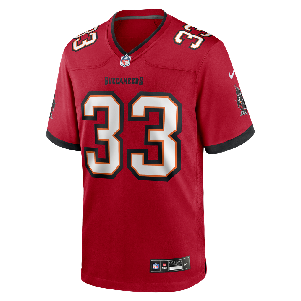 Men's Tampa Bay Buccaneers Silas Walters Nike Red Team Game Jersey - Image 5