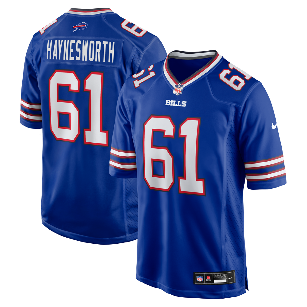 Men's Buffalo Bills Sincere Haynesworth Nike Royal Team Game Jersey - Image 2