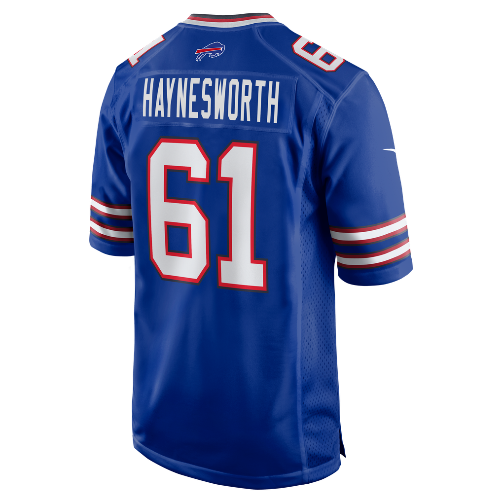 Men's Buffalo Bills Sincere Haynesworth Nike Royal Team Game Jersey - Image 6