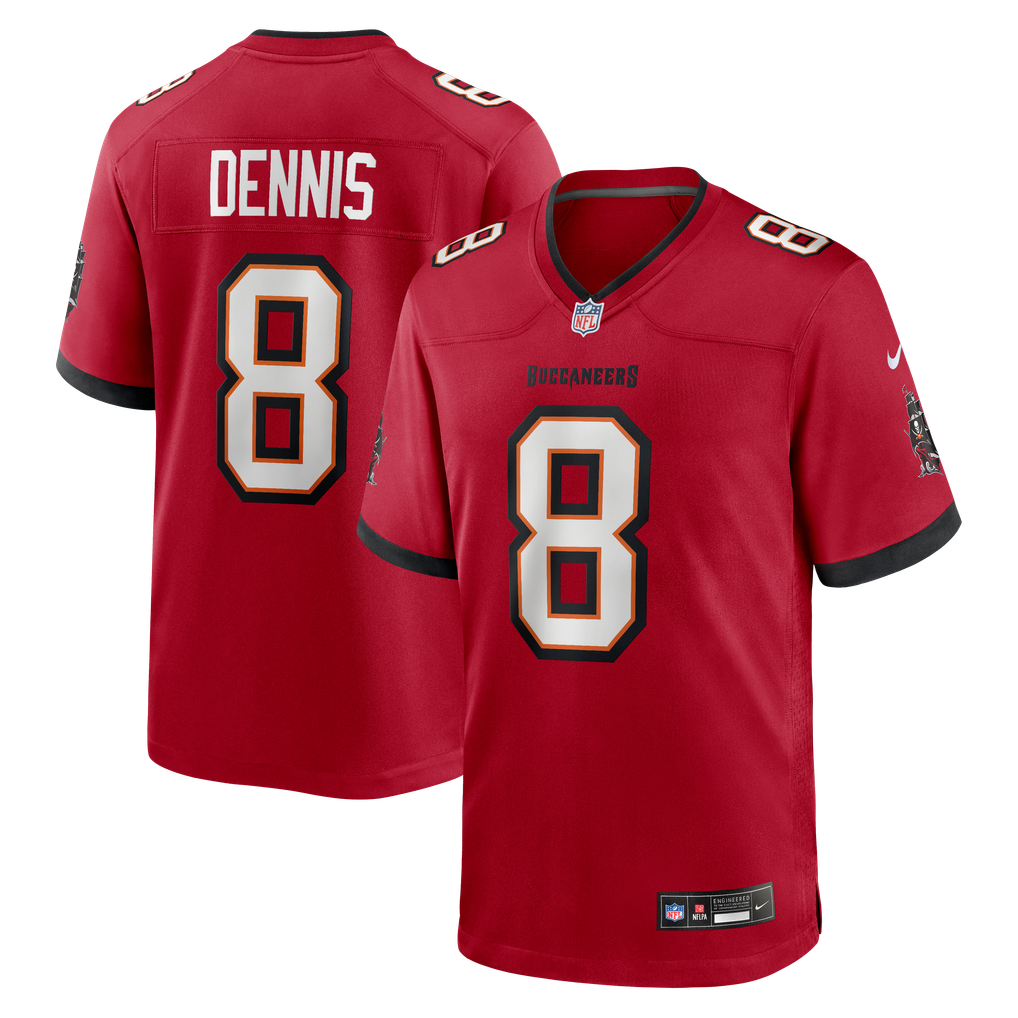 Men's Tampa Bay Buccaneers SirVocea Dennis Nike Red Game Jersey - Image 2