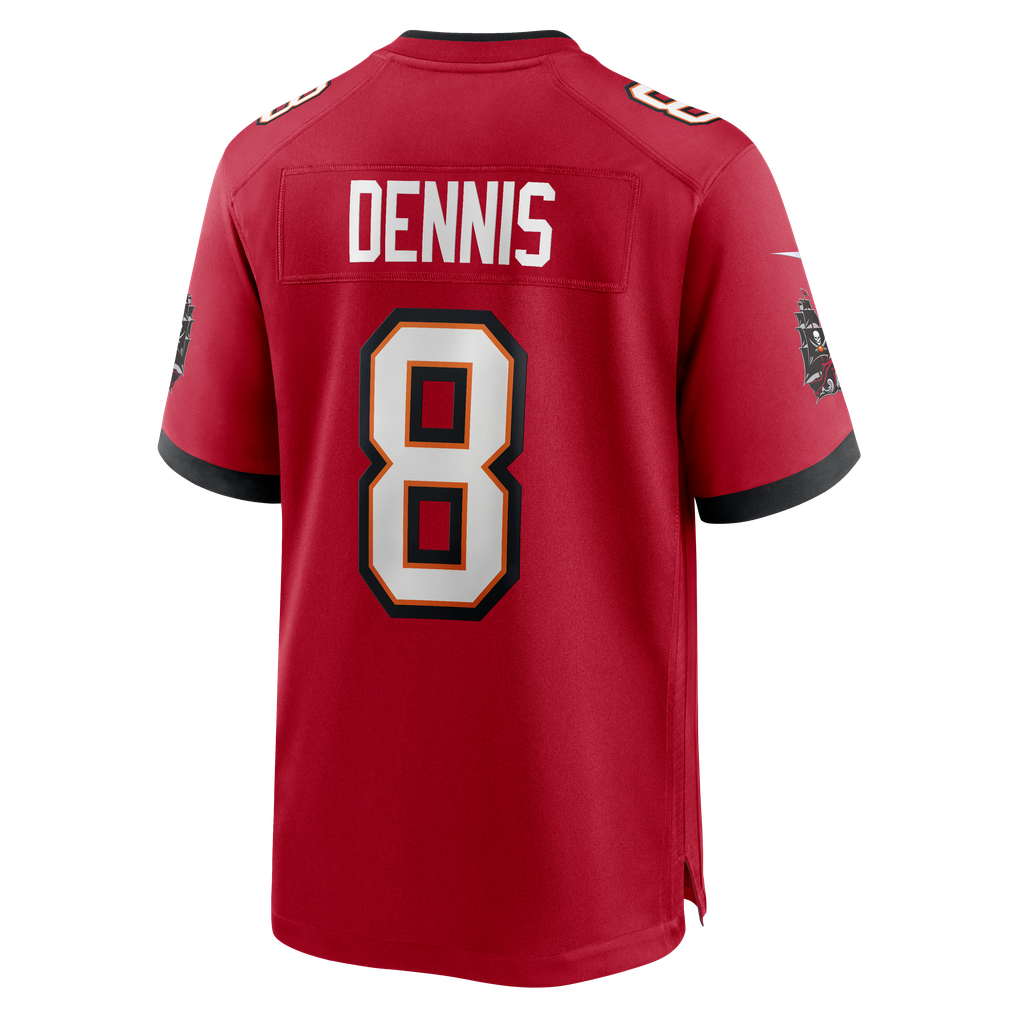 Men's Tampa Bay Buccaneers SirVocea Dennis Nike Red Game Jersey - Image 4