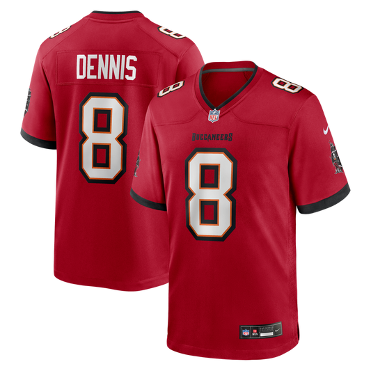 Men's Tampa Bay Buccaneers SirVocea Dennis Nike Red Game Jersey - Image 1