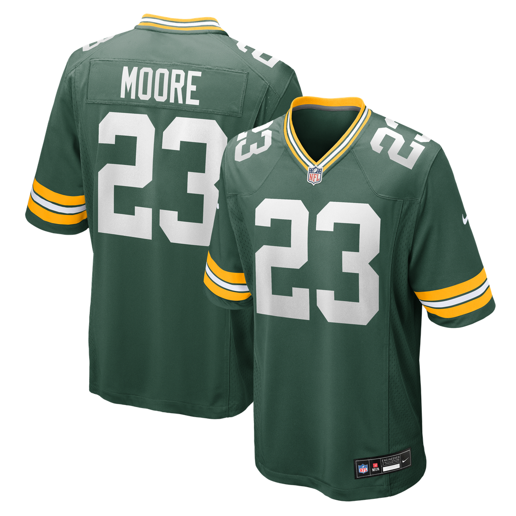 Men's Green Bay Packers Skyy Moore Nike Green Team Game Jersey - Image 2