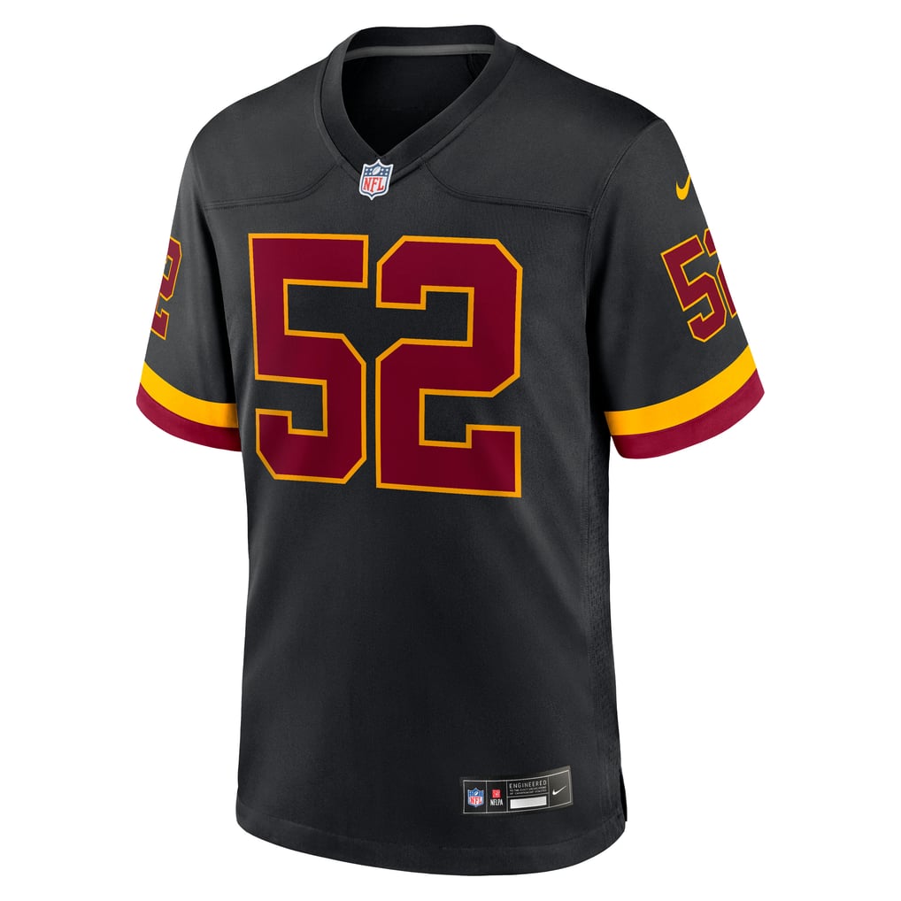 Men's Washington Commanders Sonny Styles Nike Black Game Player Jersey - Image 3