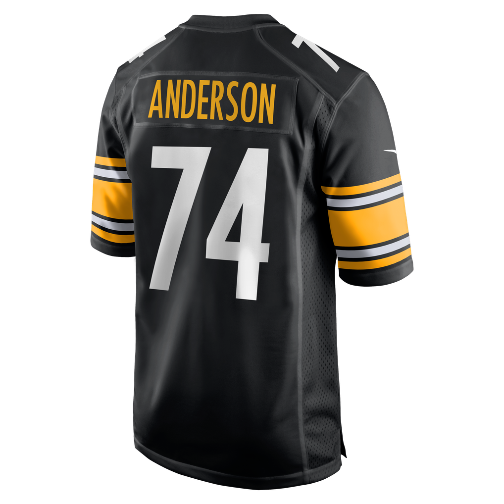 Men's Pittsburgh Steelers Spencer Anderson Nike  Black  Game Jersey - Image 4