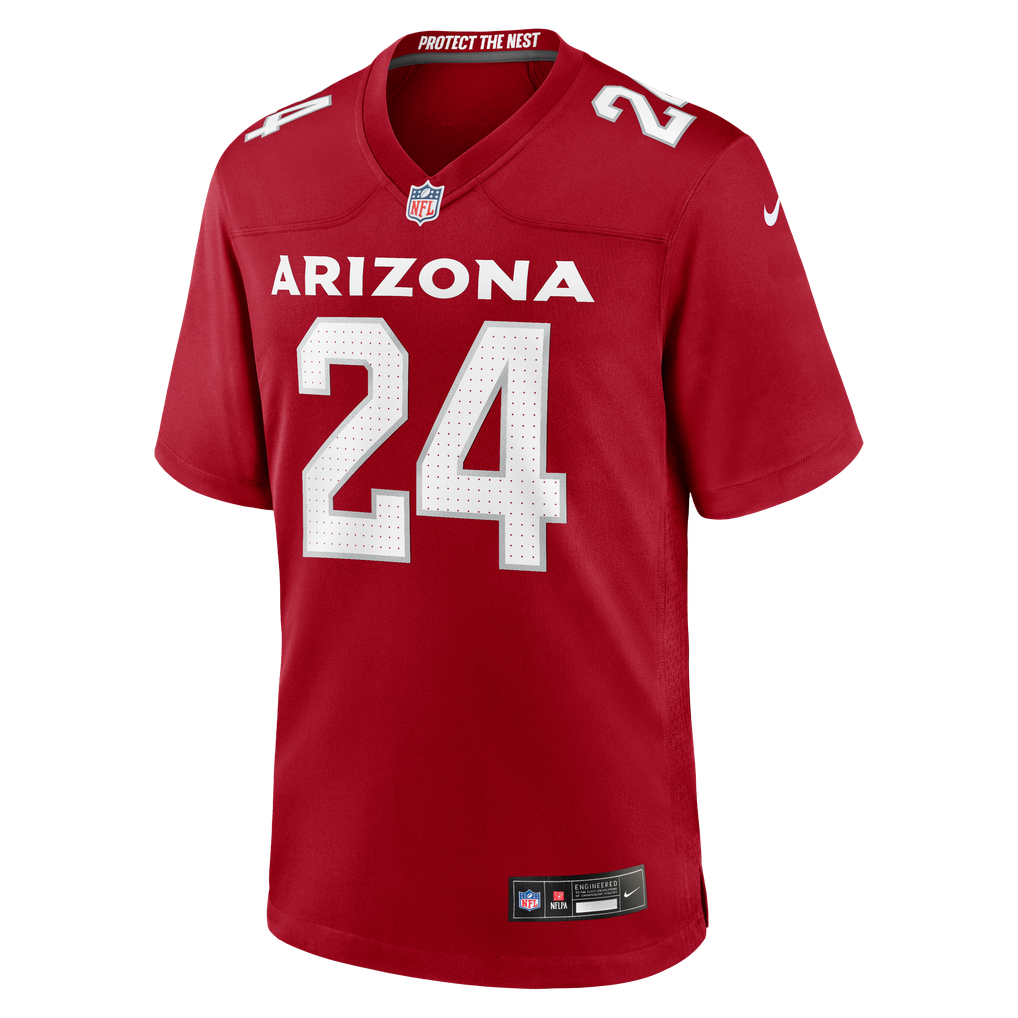 Men's Arizona Cardinals Starling Thomas V Nike  Cardinal Team Game Jersey - Image 3