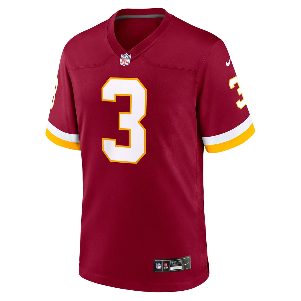 Men's Washington Commanders Stefon Diggs Nike Burgundy Game Jersey - Image 3