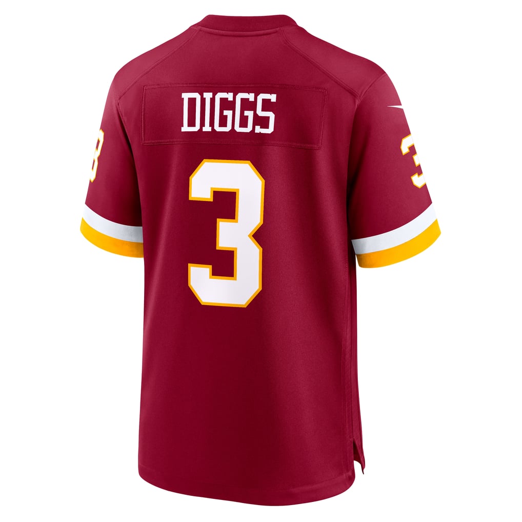 Men's Washington Commanders Stefon Diggs Nike Burgundy Game Jersey - Image 4