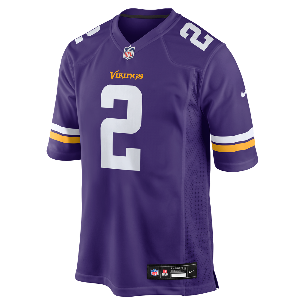 Men's Minnesota Vikings Stephon Gilmore Nike  Purple  Game Jersey - Image 3
