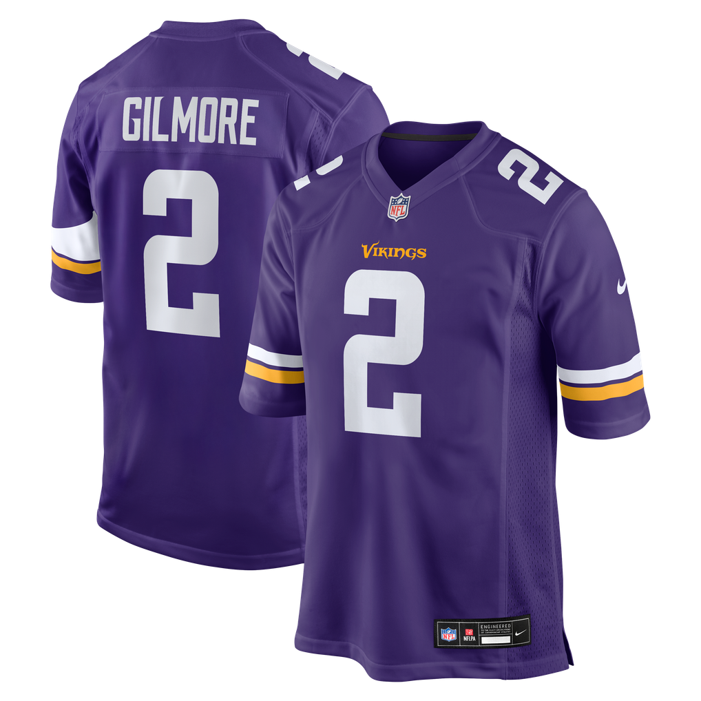 Men's Minnesota Vikings Stephon Gilmore Nike  Purple  Game Jersey - Image 1