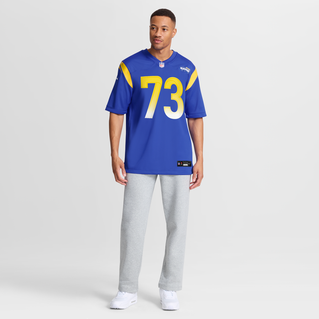 Men's Los Angeles Rams Steve Avila Nike Royal Home Game Jersey - Image 8