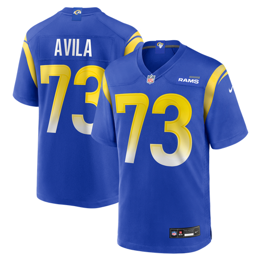 Men's Los Angeles Rams Steve Avila Nike Royal Home Game Jersey - Image 1