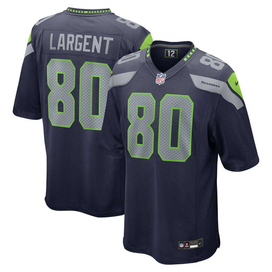 Men's Seattle Seahawks Steve Largent Nike College Navy Retired Player Game Jersey - Image 1