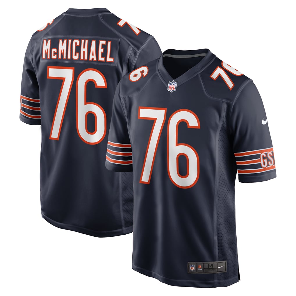 Men's Chicago Bears Steve McMichael Nike Navy Retired Player Game Jersey - Image 2