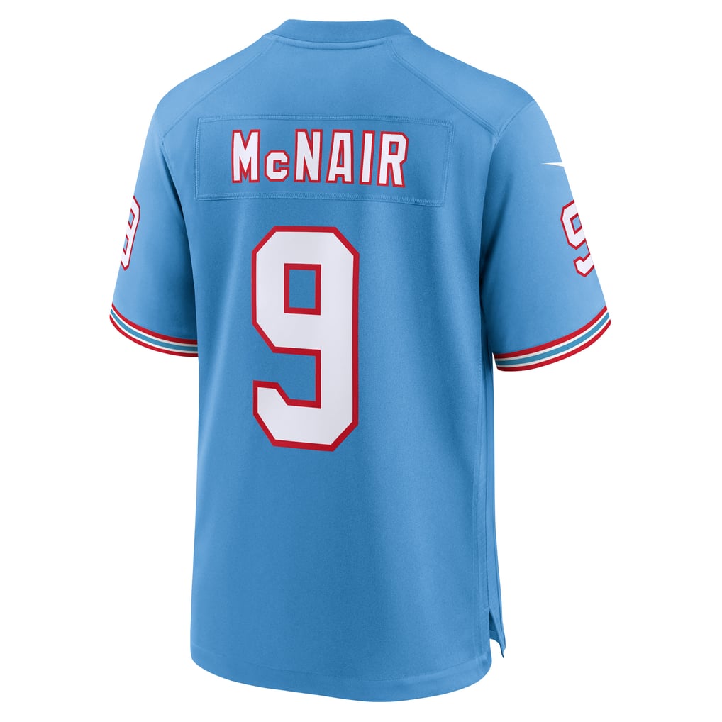 Men's Tennessee Titans Steve McNair Nike Light Blue Retired Player Alternate Game Jersey - Image 4