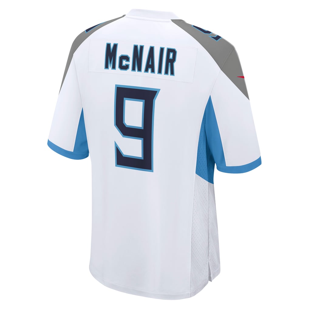 Men's Tennessee Titans Steve McNair Nike White Retired Player Game Jersey - Image 4