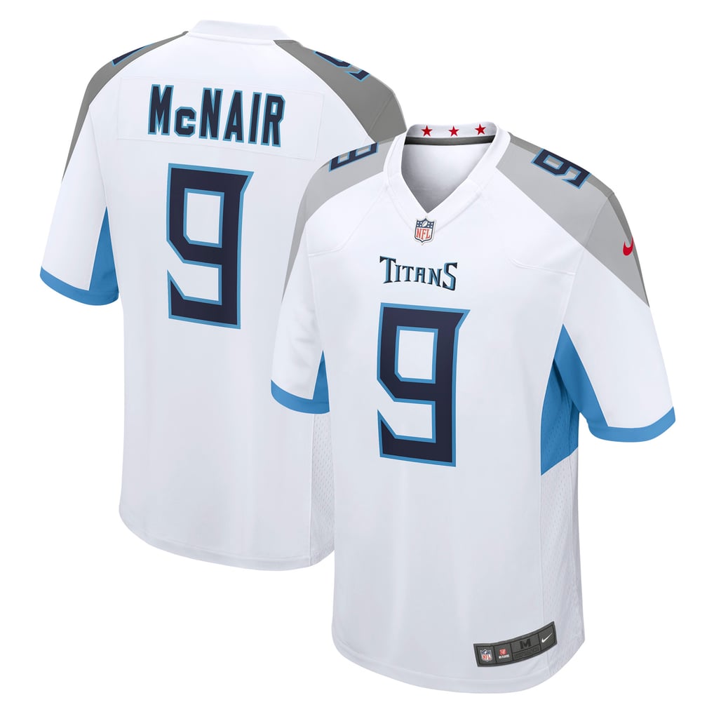 Men's Tennessee Titans Steve McNair Nike White Retired Player Game Jersey - Image 1