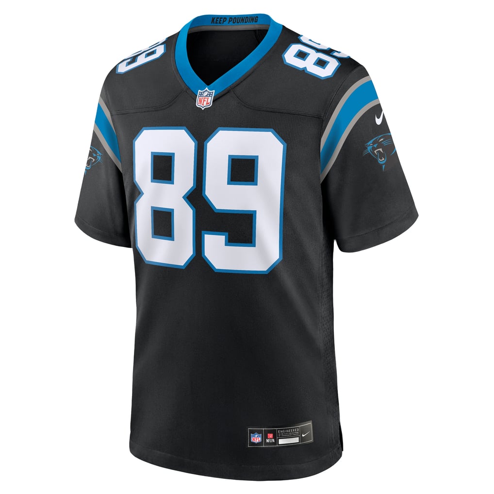 Men's Carolina Panthers Steve Smith Sr. Nike Black Retired Player Game Jersey - Image 3