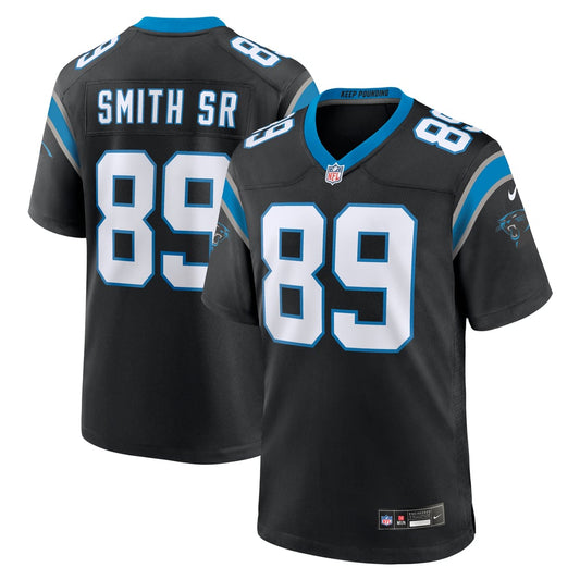 Men's Carolina Panthers Steve Smith Sr. Nike Black Retired Player Game Jersey - Image 1