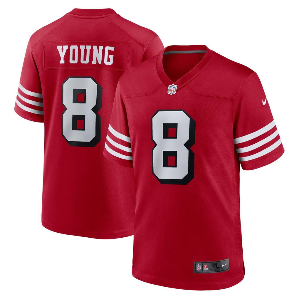 Men's San Francisco 49ers Steve Young Nike Scarlet Retired Player Alternate Game Jersey - Image 2
