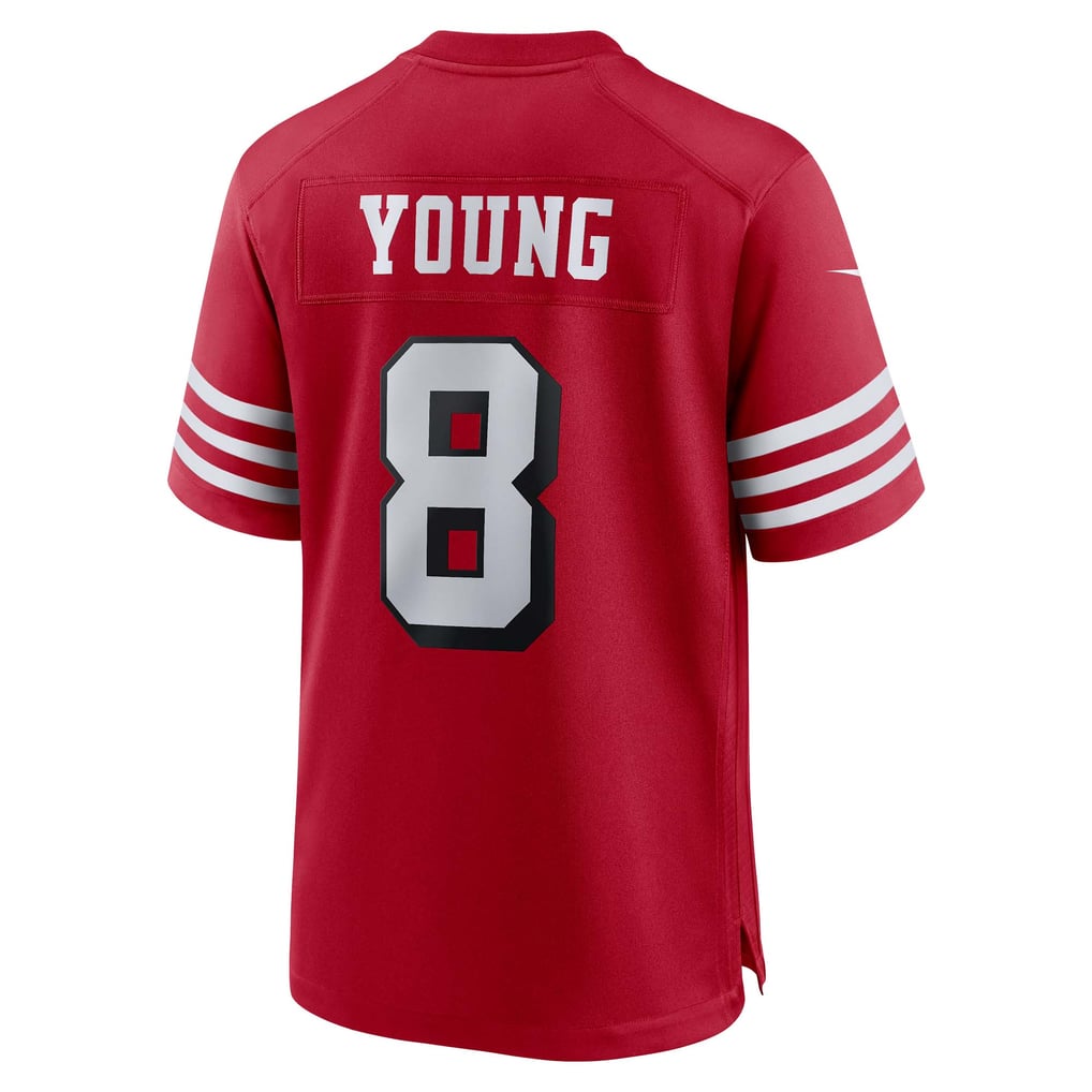 Men's San Francisco 49ers Steve Young Nike Scarlet Retired Player Alternate Game Jersey - Image 4