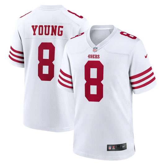 Men's San Francisco 49ers Steve Young Nike White Retired Player Game Jersey - Image 1