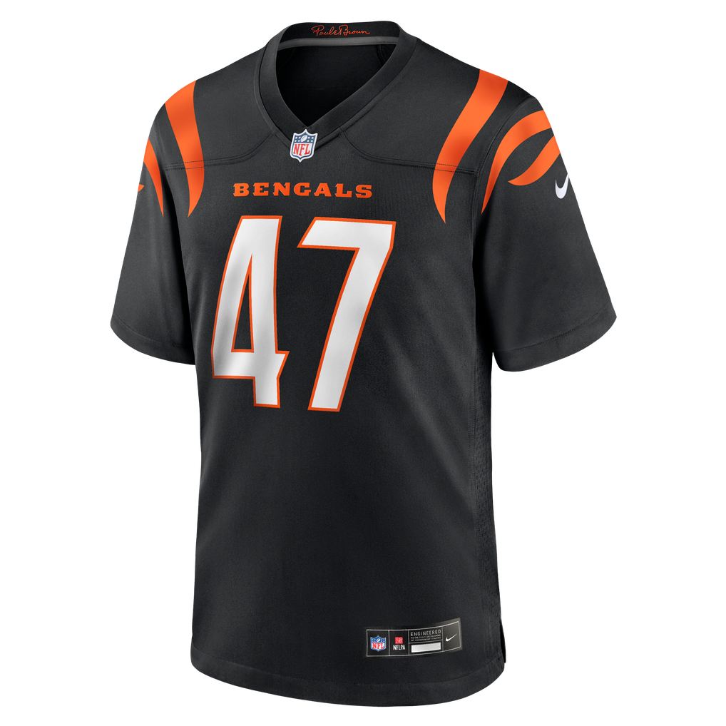 Men's Cincinnati Bengals Swayze Bozeman Nike Black Team Game Jersey - Image 5