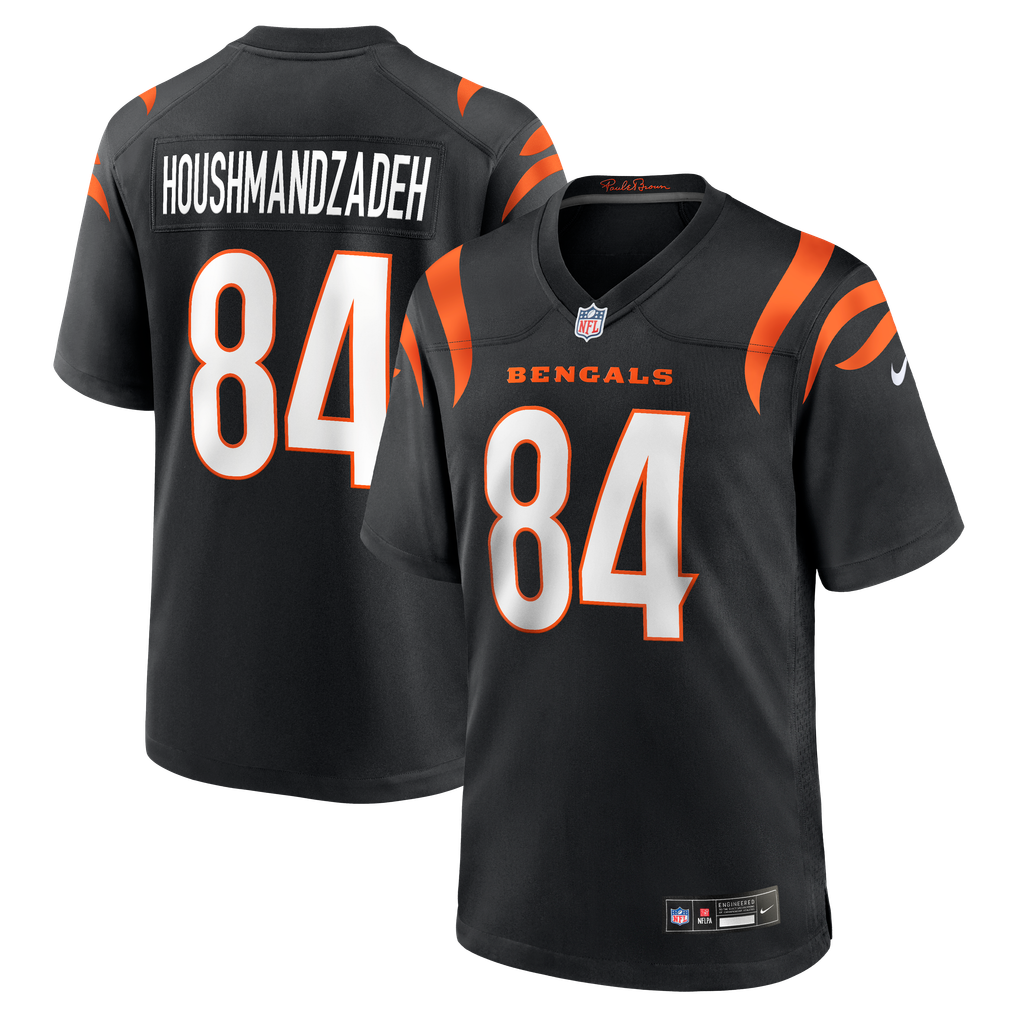 Men's Cincinnati Bengals T. J. Houshmandzadeh Nike Black Team Retired Player Game Jersey - Image 1