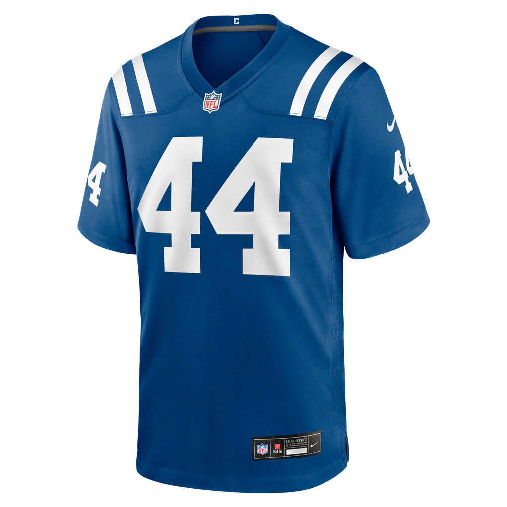 Men's Indianapolis Colts Tahj Chambers Nike Royal Team Game Jersey - Image 5