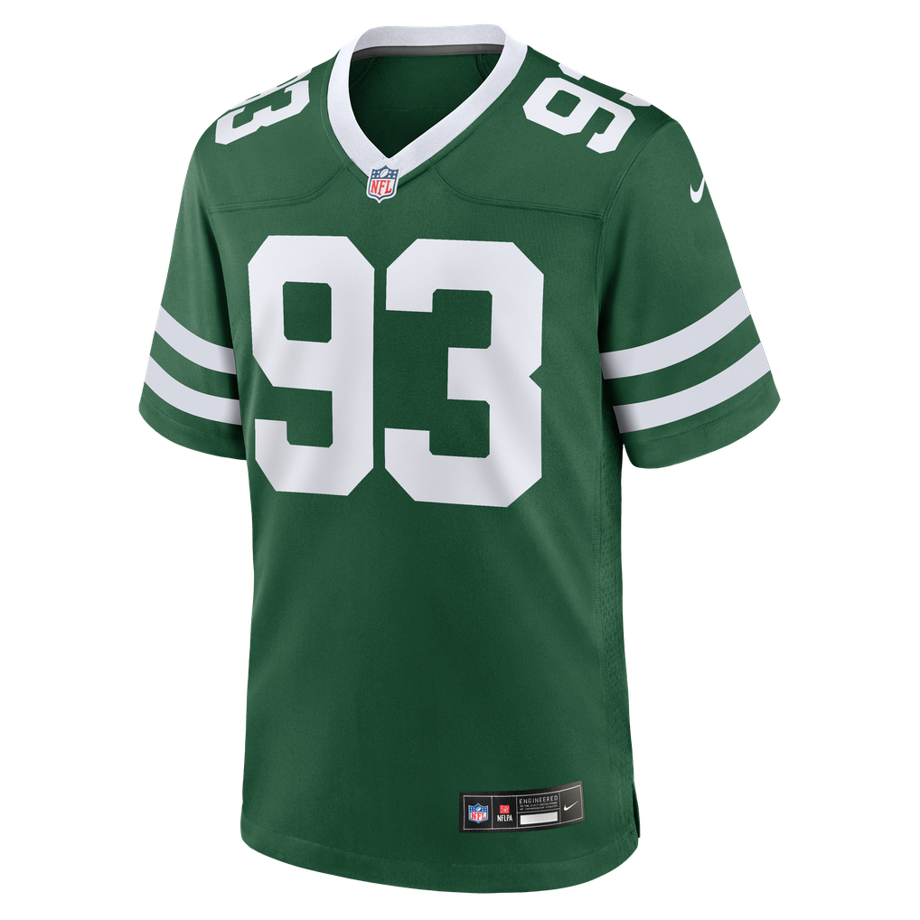 Men's New York Jets Takk McKinley Nike Legacy Green Team Game Jersey - Image 3