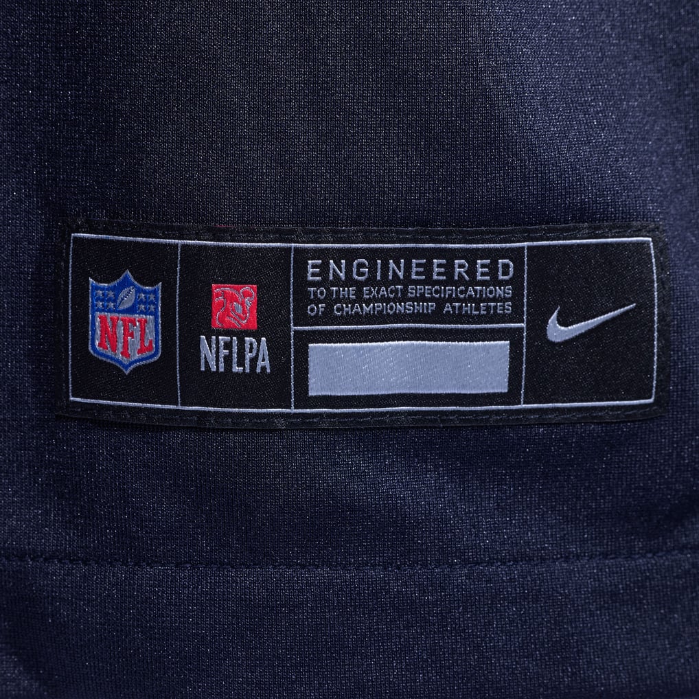 Men's Houston Texans Tank Dell Nike  Navy 2nd Alternate Game Jersey - Image 7
