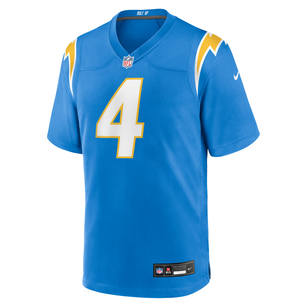 Men's Los Angeles Chargers Tarheeb Still Nike Powder Blue Team Game Jersey - Image 3