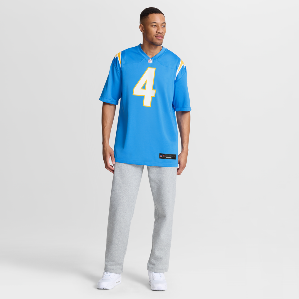 Men's Los Angeles Chargers Tarheeb Still Nike Powder Blue Team Game Jersey - Image 5