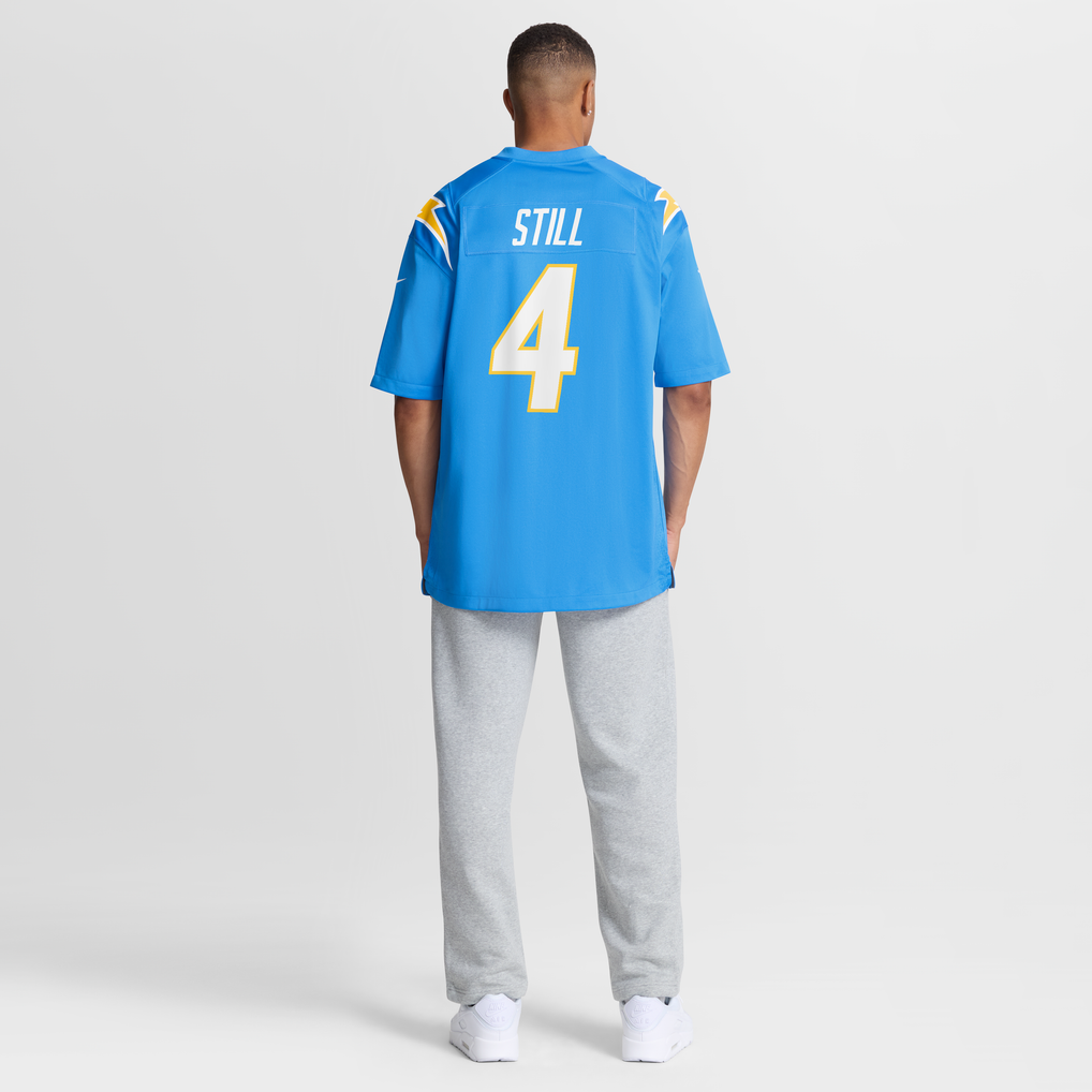 Men's Los Angeles Chargers Tarheeb Still Nike Powder Blue Team Game Jersey - Image 6