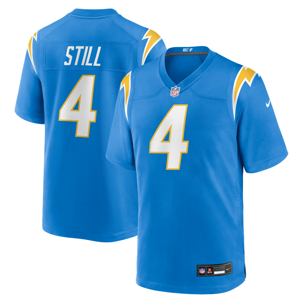 Men's Los Angeles Chargers Tarheeb Still Nike Powder Blue Team Game Jersey - Image 1