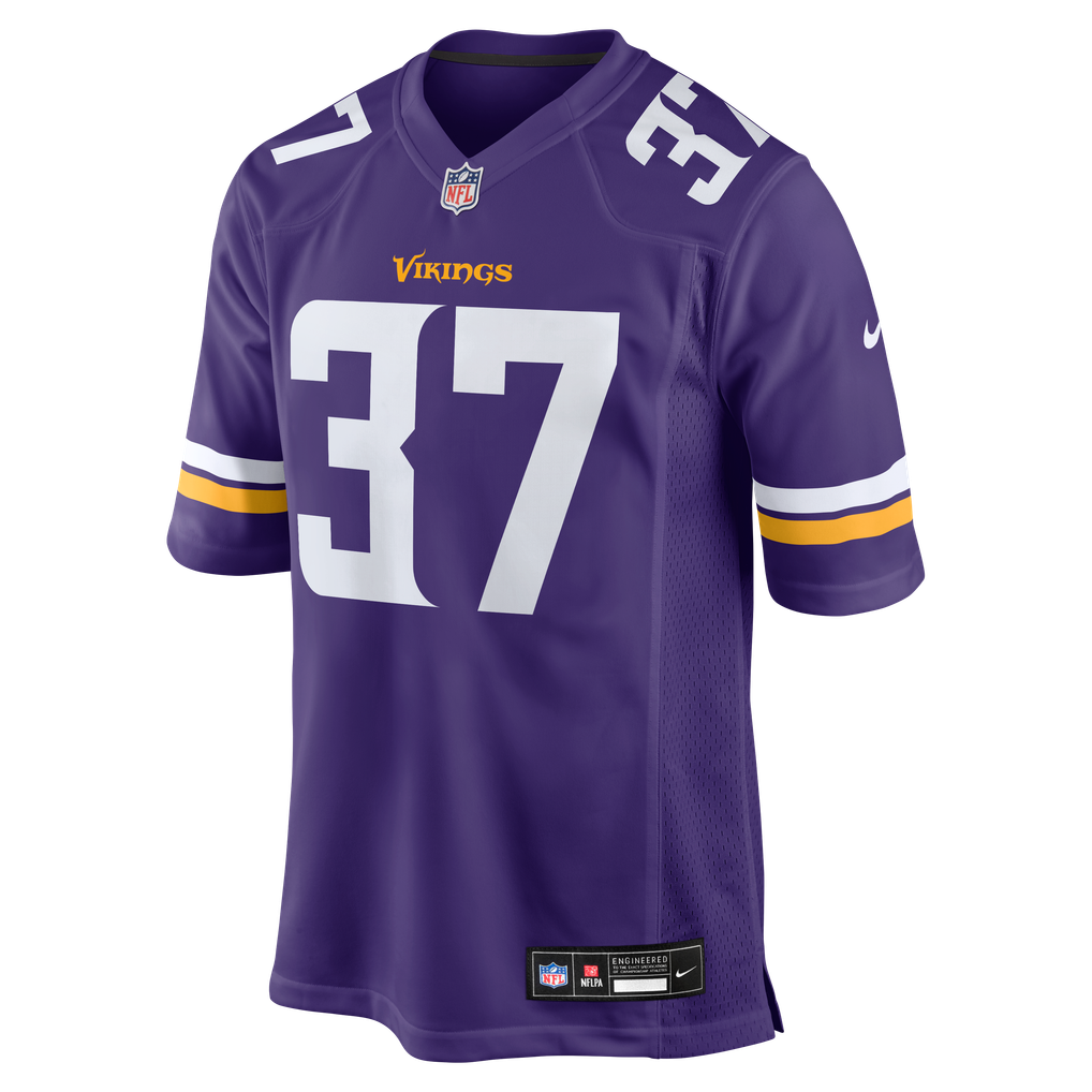 Men's Minnesota Vikings Tavierre Thomas Nike  Purple Team Game Jersey - Image 3
