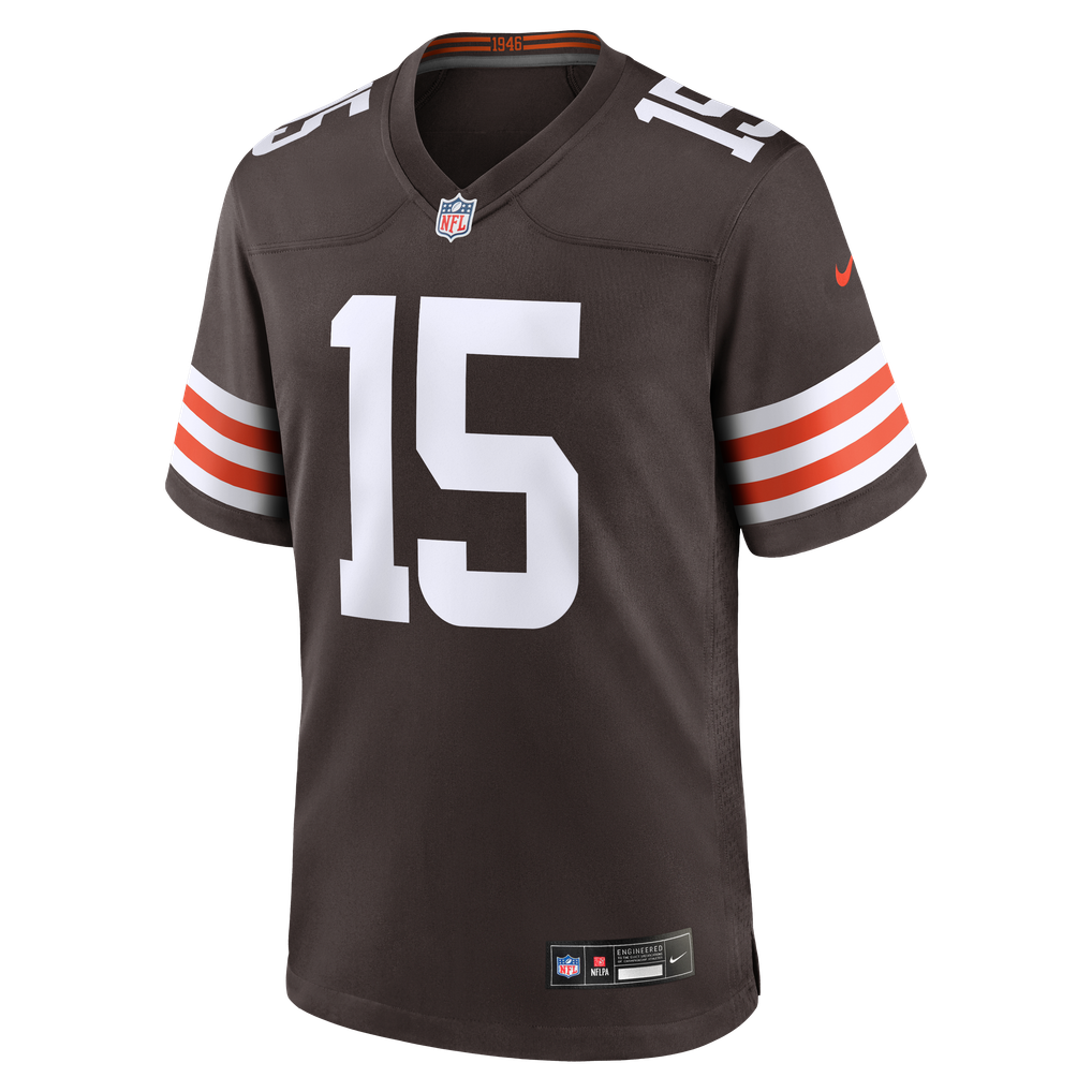 Men's Cleveland Browns Taylen Green Nike Brown Game Jersey - Image 5