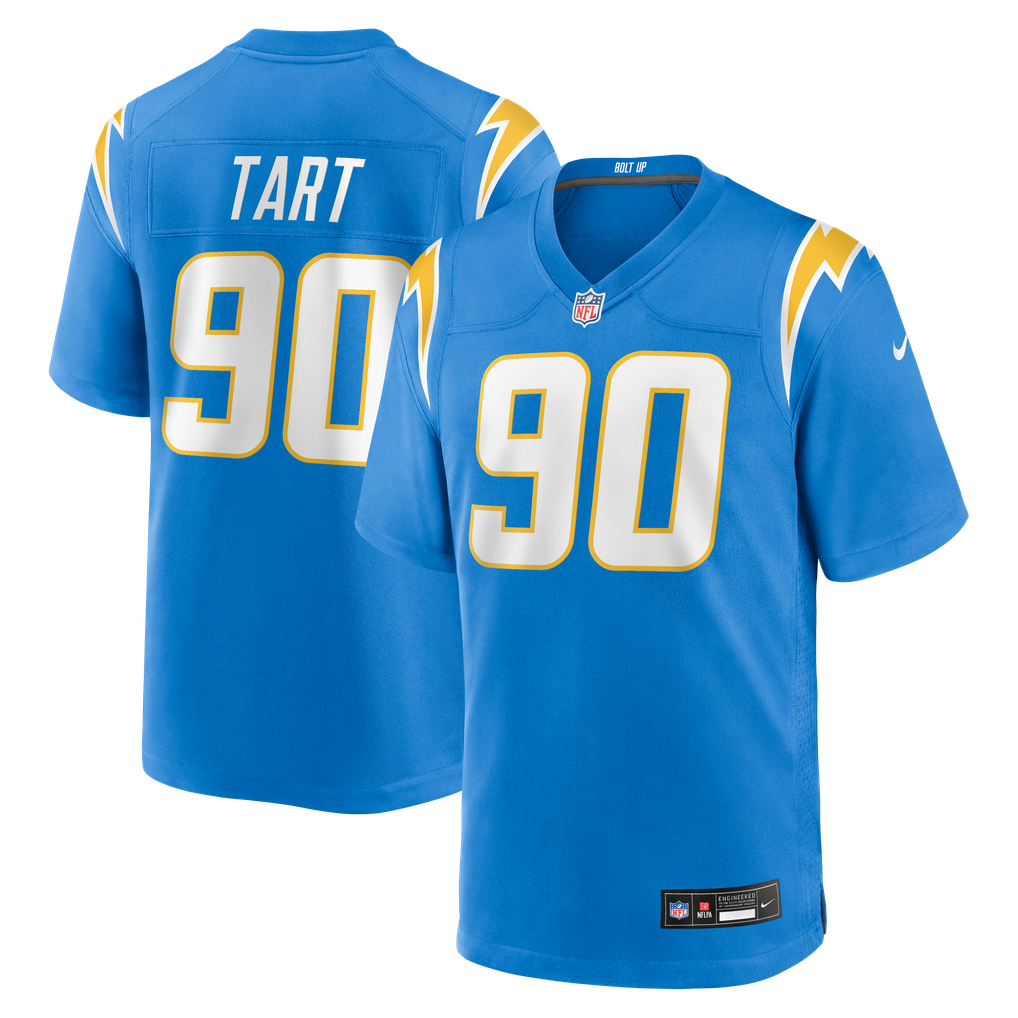 Men's Los Angeles Chargers Teair Tart Nike  Powder Blue Team Game Jersey - Image 2