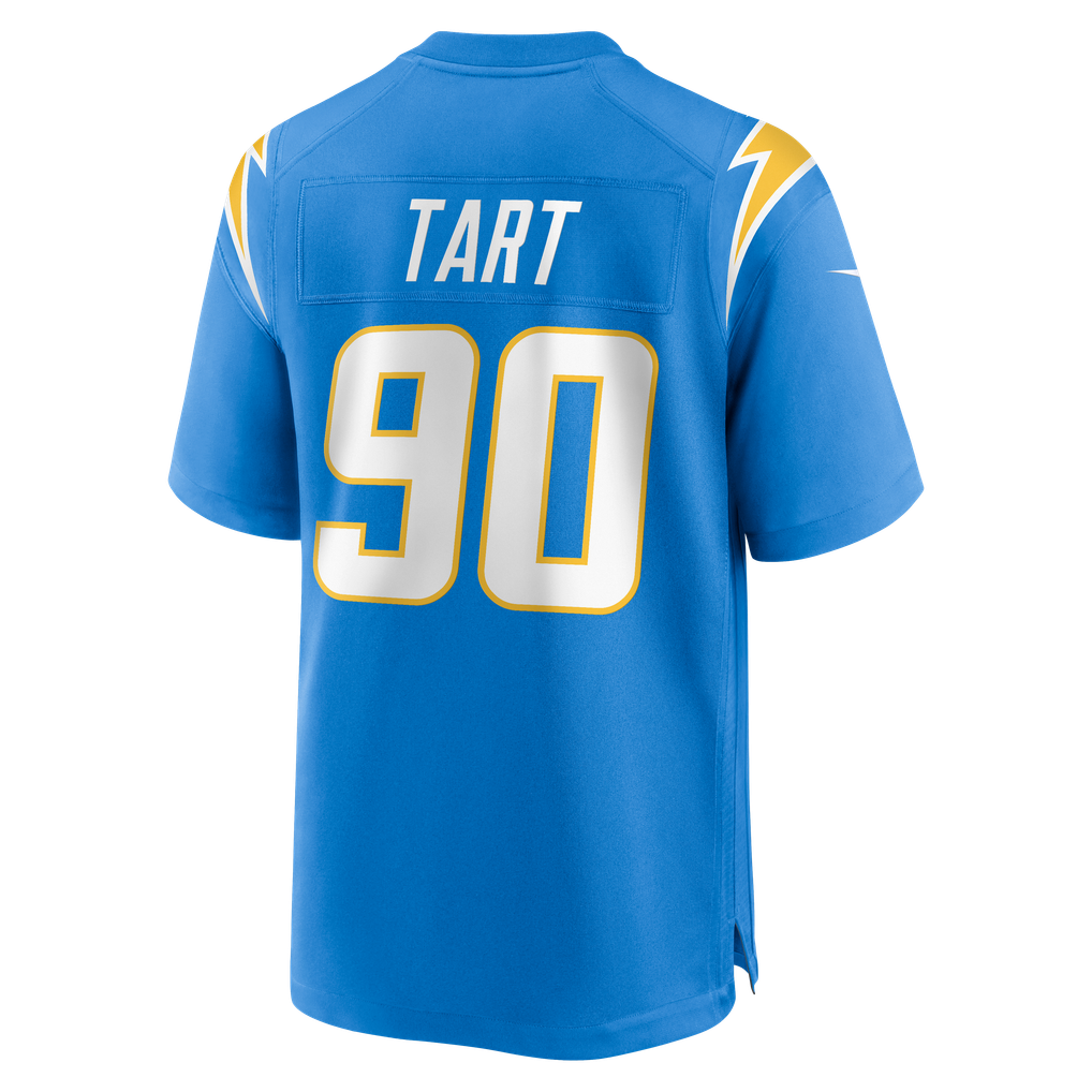 Men's Los Angeles Chargers Teair Tart Nike  Powder Blue Team Game Jersey - Image 4