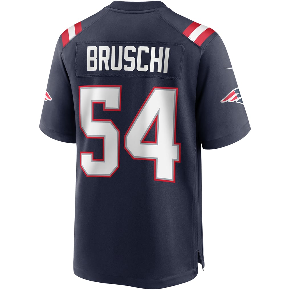 Men's New England Patriots Tedy Bruschi Nike Navy Game Retired Player Jersey - Image 4