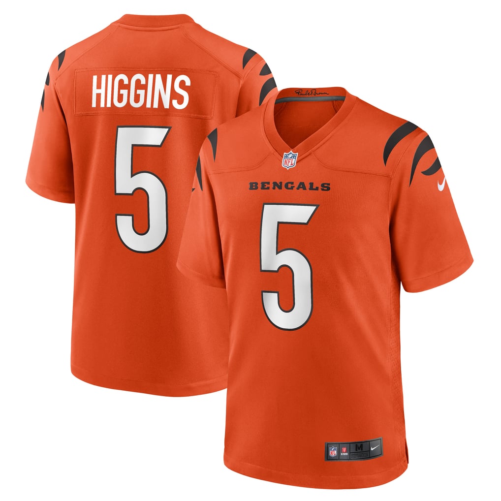 Men's Cincinnati Bengals Tee Higgins Nike Orange Alternate Game Jersey - Image 1