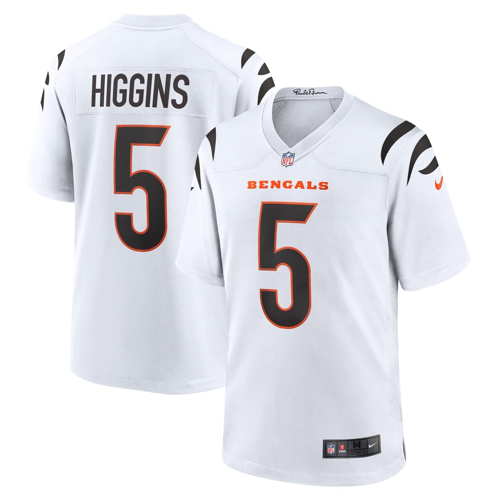Men's Cincinnati Bengals Tee Higgins Nike White Game Jersey - Image 2
