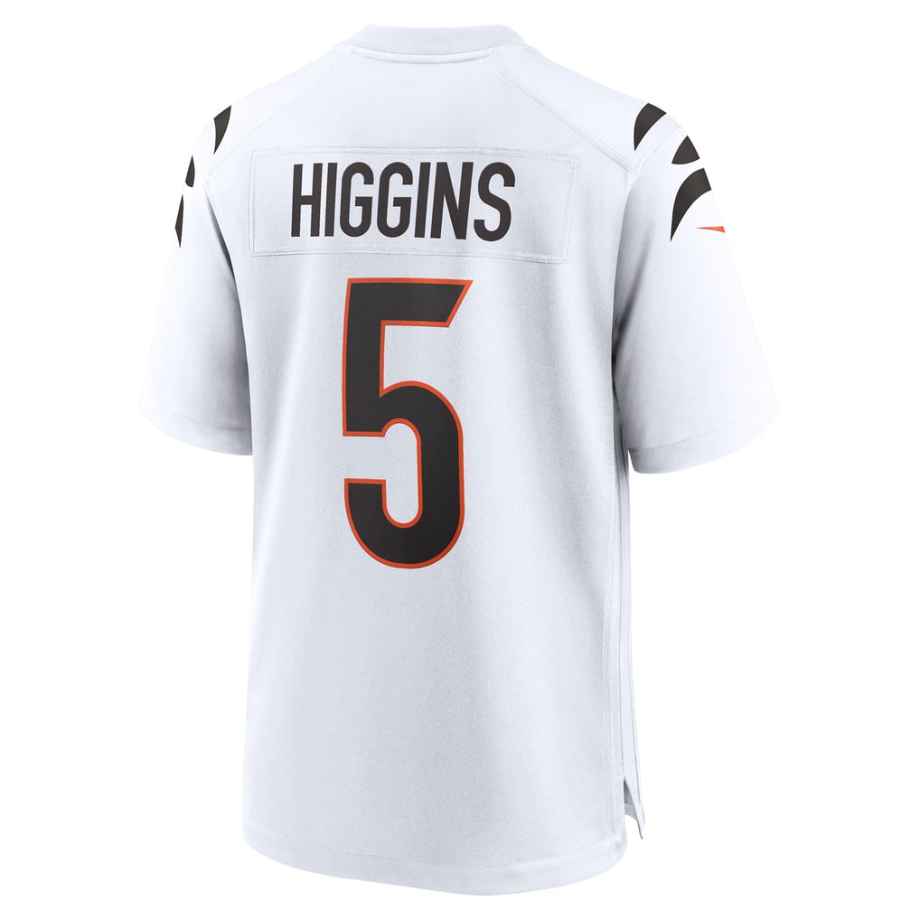 Men's Cincinnati Bengals Tee Higgins Nike White Game Jersey - Image 4