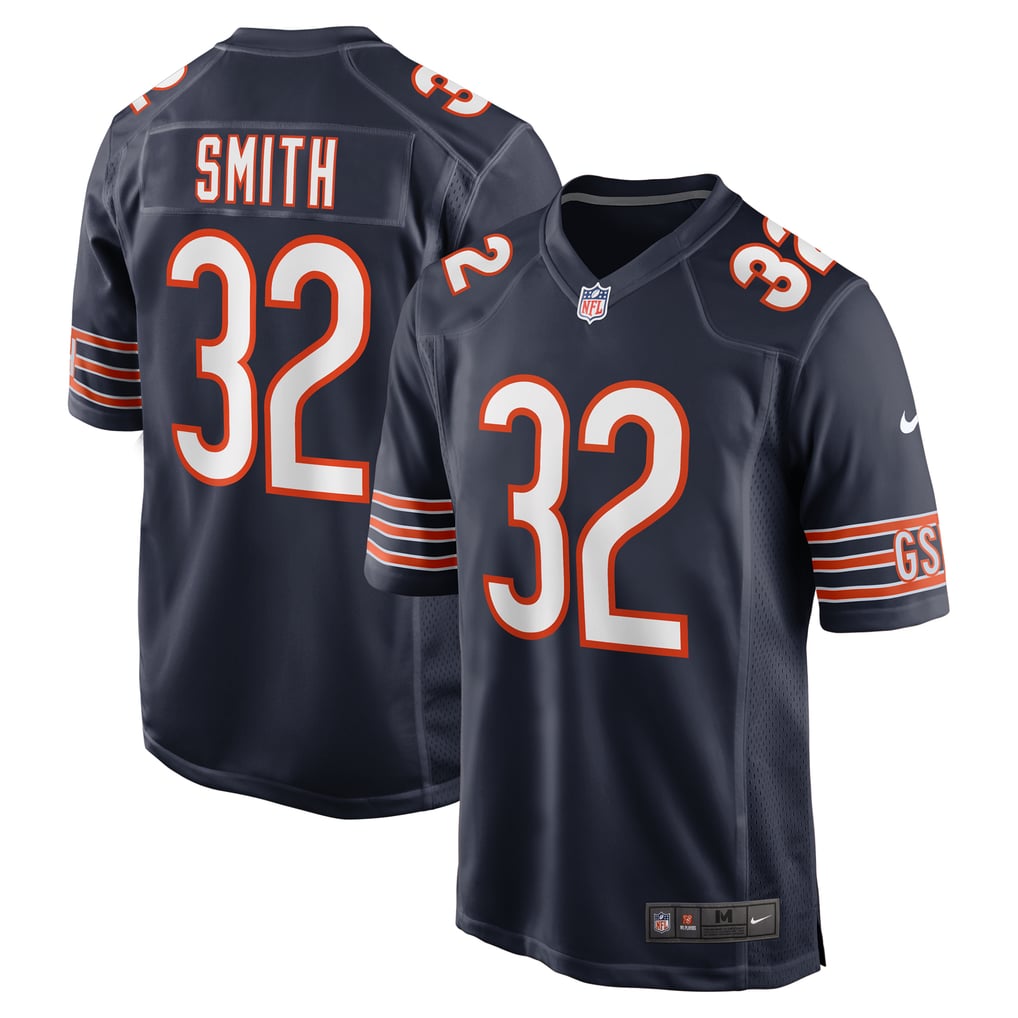 Men's Chicago Bears Terell Smith Nike Navy Game Jersey - Image 2