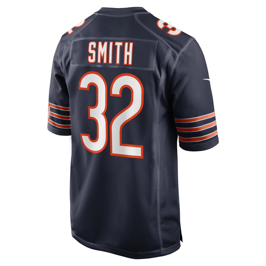Men's Chicago Bears Terell Smith Nike Navy Game Jersey - Image 4