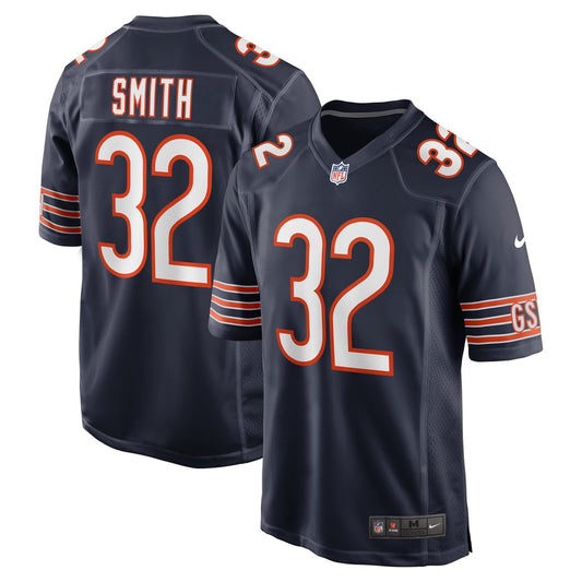 Men's Chicago Bears Terell Smith Nike Navy Game Jersey - Image 1