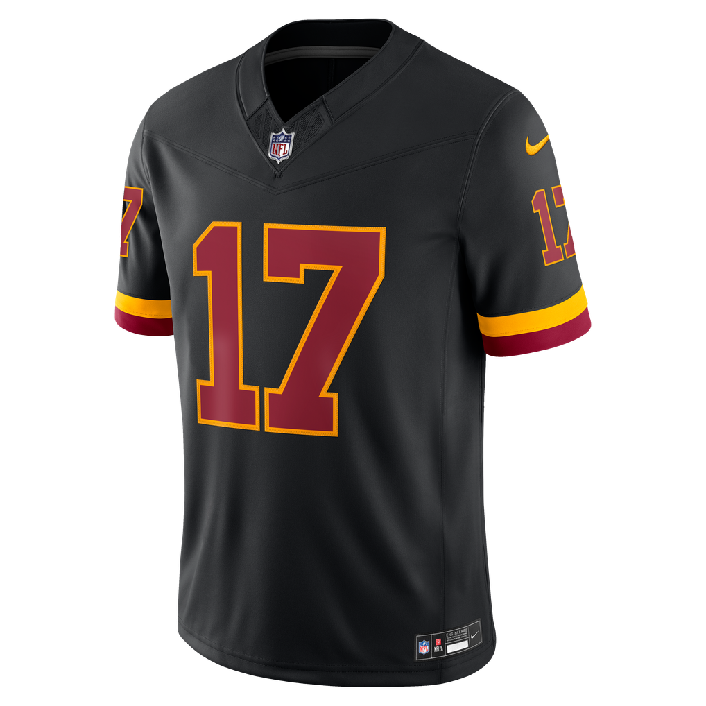 Men's Washington Commanders Terry McLaurin Nike Black Alternate Vapor F.U.S.E. Stitched Limited Jersey - Image 3