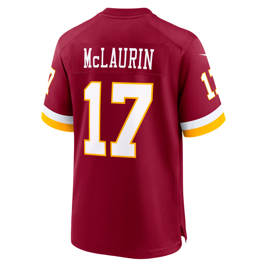 Men's Washington Commanders Terry McLaurin Nike Burgundy Game Jersey - Image 8