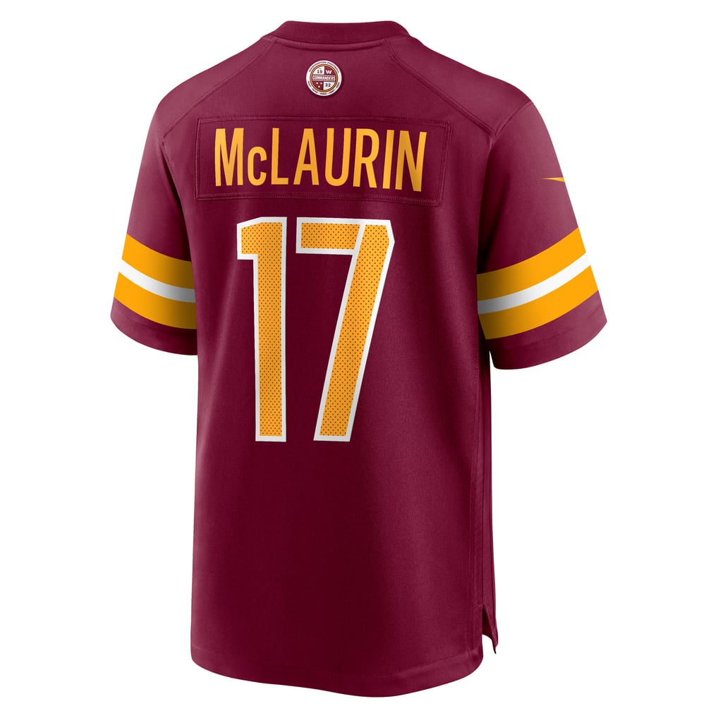 Men's Washington Commanders Terry McLaurin Nike Burgundy Player Game Jersey - Image 4